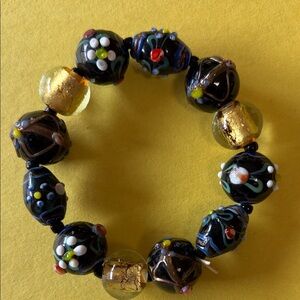 Vintage Venetian bead bracelet